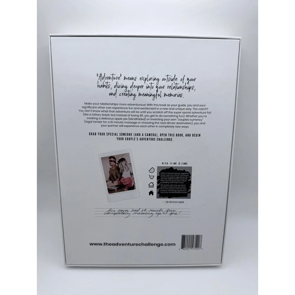 The Adventure Challenge‎ Couples Edition Scratch Off Date Night Book Journal